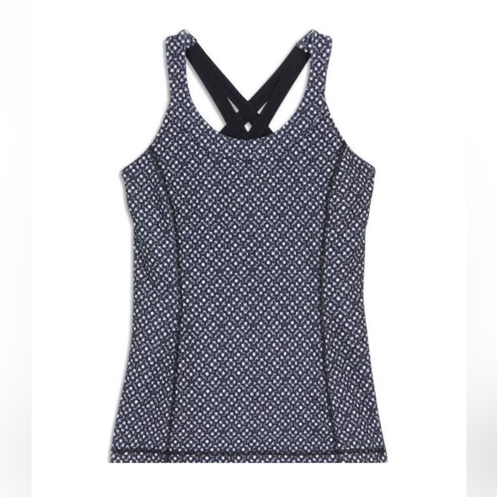Lululemon Enhearten Tank Millie Mesh Black and White - Picture 5 of 5
